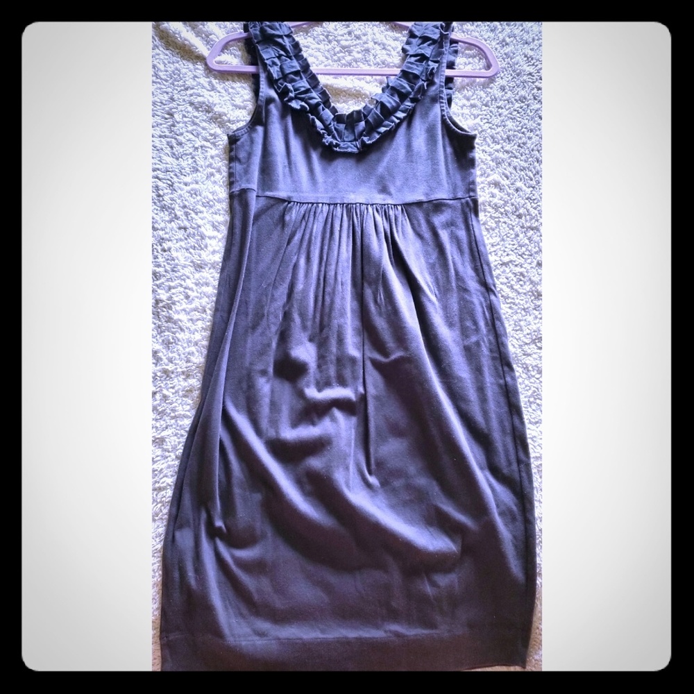 J. Crew Sweet Ruffled V Neck Dress